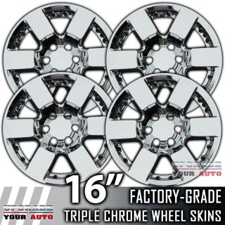 06 10 Nissan Frontier 16" Chrome Wheel Skin Covers