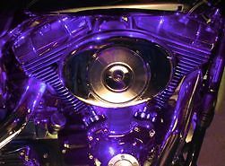 20 LED Purple Motorcycle 3mm Accent Light Kit