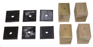 1947 1948 1949 1950 1951 1952 1953 Bed Mounting Blocks Pads Chevy GMC Truck