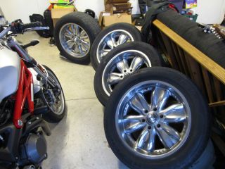 20" American Racing Chevy GMC Truck Wheels Tires 6 Lug