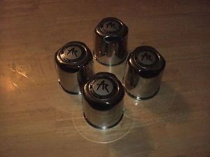 4 American Racing Steel Wheels Center Caps Stainless 1330001s