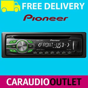 Pioneer DEH 1420UB Car Stereo CD  WMA Front Aux in USB Player RDS Tuner