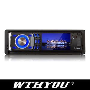 JD13 New 1 DIN Car CD DVD Player Bluetooth  MP5 Audio Radio Stereo