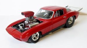Mattel Hot Wheels Chevy Corvette Pro Street Diecast Car 1 18 Red Used