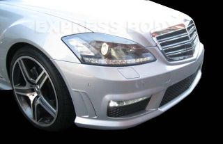 S Class W221 07 2013 S65 AMG Style Body Kit DRL S550 S600 Bumper Mesh Front Rear