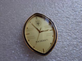 Maserati Biturbo Karif Quattroporte Analog Dash Interior Clock Watch Swiss Made