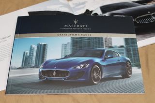 2013 Maserati Granturismo Range Brochure Prospekt Catalogue Gran Turismo