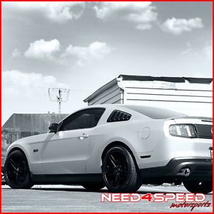 20" Ford Mustang GT500 Rohana RC5 Matte Black Concave Staggered Wheels Rims
