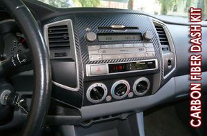 Toyota Tundra 07 09 Black Carbon Fiber Interior Dashboard Dash Kit Trim Parts