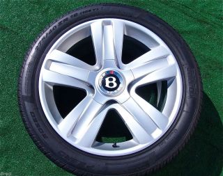 4 Perfect Genuine Factory Bentley Continental Wheels Tires Flying Spur GTC