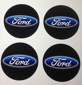 Ford Wheel Center Cap Decals Stickers Qty 4