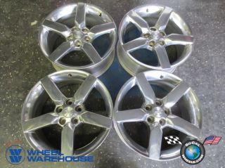 Four 10 13 Chevy Camaro Factory 19" Polished Wheels Rims 5441 92197467