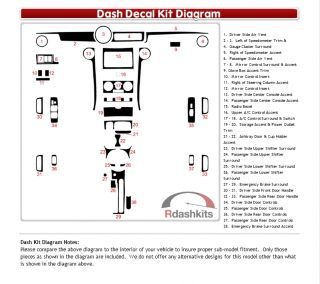 Dash Kit Decal Auto Interior Trim Scion XB 2004 2006