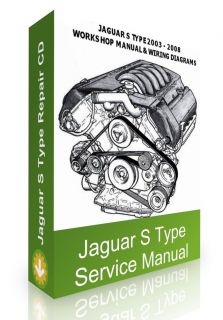Jaguar s Type Workshop Repair Manual 2003 2008 X200 
