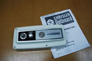 Vintage Chrysler Outboard Remote Control Box F5H130 Missing Parts