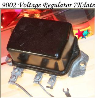 Corvette Parts Delco Remy May Voltage Regulator 9002 7K 1957 Rebuilt