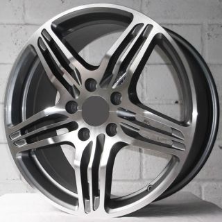 19" Porsche Boxter 981 12 on Gunmetal Polished Staggered Alloy Wheels 5x130