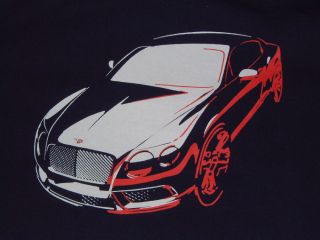 Bentley Collections 2012 V8 Collection T Shirt w Prints USA Size L Euro XL
