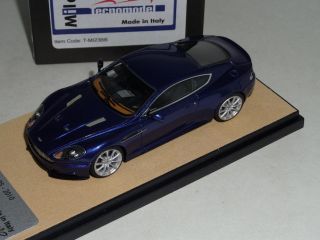 1 43 Tecnomodel Aston Martin DBS in Avimore Blu with Silver Wheel Limited 20 Pcs