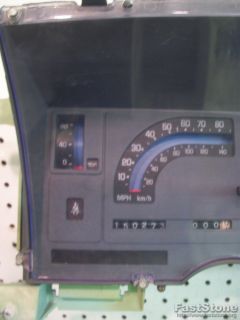 Interior Dash Instrument Cluster Speedometer Gauge Chevy GMC S10 Pickup Truck