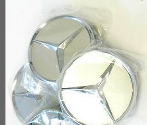Mercedes Benz Logo Sticker Wheel Rim Center Cap Emblems