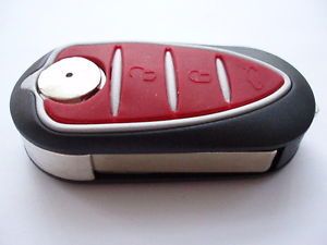 Replacement 3 Button Flip Key Case for Alfa Romeo Mito Brera Giulieta Remote Fob