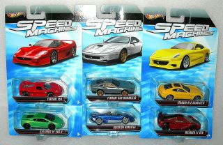Hot Wheels Speed Machines Diecast Exotic Sports Car Asst Inc Ferrari BNIP