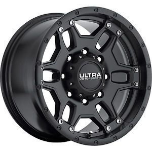 17x9 Black Ultra Mongoose 178 8x6 5 12 Wheels Nitto Terra Grappler LT285 70R17