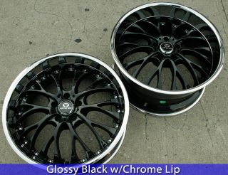 Lorenzo WL027 19" Black Rims Wheels Ford Mustang V6 V8 Stag 19 x 8 0 9 5 5H 32
