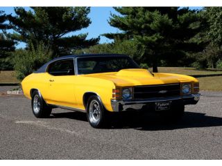 Awesome 1971 Hot Rod Chevelle 350 Posi Yellow Nice Custom Muscle Car
