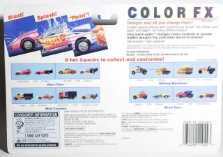 Vintage Hot Wheels Color FX Race Cars Set 1993