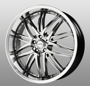 20 inch Verde Kaos Silver Wheels Rims 5x115 300C Charger Magnum Challenger STS