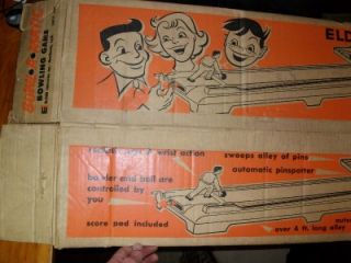 Eldon Bowl A Matic Game Original Box 1962