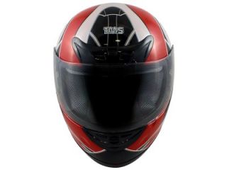 Full Face Motorcycle Street Helmet Black Red Spider S