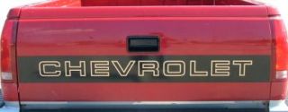 Chevy Pickup Truck Tailgate Decal 88 89 90 91 92 93 94 95 96 97 98 99 2000