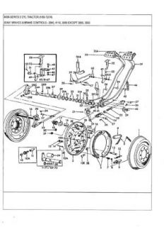 Ford 4000 Tractors Parts Manual DFD009