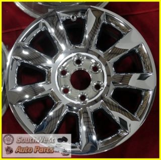 2011 11 Buick Enclave 19" Chrome Clad Wheels Used Factory Rims Set 4098