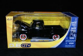1953 Chevy Pickup Black Dub City 1 24 Scale Diecast