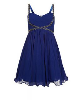Blue Sweetheart Mini Prom Dress