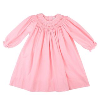 Petit Ami Toddler Girl's Pink Smocked Collar Dress FINAL SALE Petit Ami Girls' Dresses