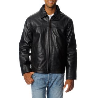 R&O Men's Leather Rugged Open Bottom Jacket R&O Jackets