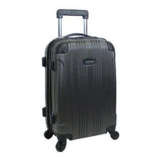 Kenneth Cole Reaction Check It Out 20in 4 Wheel Upright Carry On Charcoal Kenneth Cole Reaction Carry On Uprights