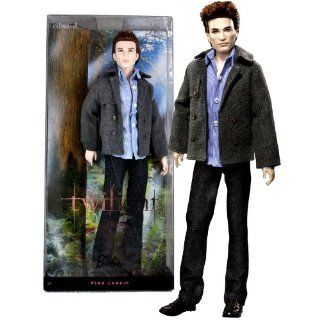 Mattel Year 2009 Barbie Pink Label Collector Movie Series "Twilight" 12 Inch Doll   EDWARD CULLEN the Vampire with Blue Shirt, Blazer, Black Pants and 1 Pair of Black Shoes (R4161) Toys & Games