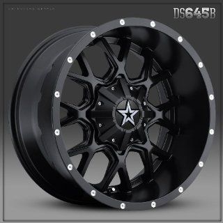 17 inch 17x9 DropStars DS645B Black wheel rim; dual drilled 5x4.50 5x114.3 / 5x5 5x127 with a  12 offset. Part Number 645B 7900512 Automotive