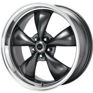 American Racing Torq Thrust M 18x8 Anthracite Wheel / Rim 5x4.5 with a 0mm Offset and a 72.60 Hub Bore. Partnumber AR105M8865A Automotive