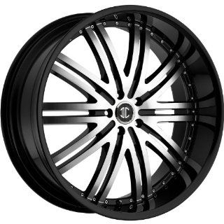 2Crave N11 22 Black Machined Wheel / Rim 5x115 with a 15mm Offset and a 74.1 Hub Bore. Partnumber N11 2295OO15JB Automotive