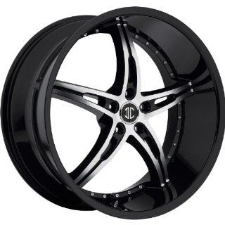 2Crave N14 20 Black Machined Wheel / Rim 5x4.5 with a 25mm Offset and a 74.1 Hub Bore. Partnumber N14 2085LL25JB Automotive