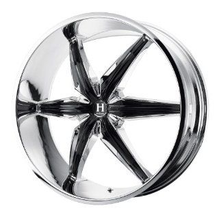 Helo HE866 24x9.5 Chrome Wheel / Rim 6x132 & 6x5.5 with a 35mm Offset and a 78.30 Hub Bore. Partnumber HE86624971235 Automotive