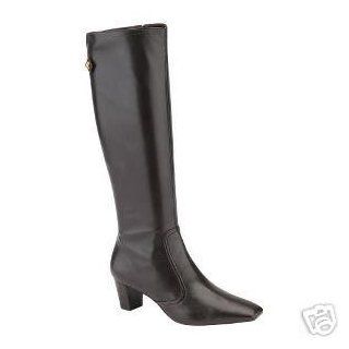 Cole Haan Judi Tall Dark Brown Leather Boots (6.5) Shoes