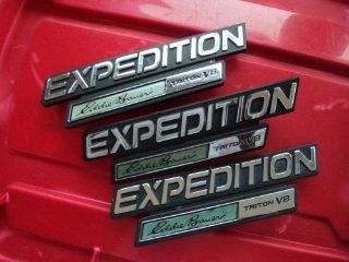 1997   2004 Ford Expedition XLT "Eddie Bower Triton V8" Emblem XL14 16B114 AA Automotive